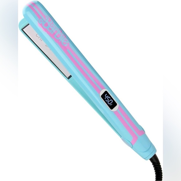 CHI X Barbie Malibu Titanium Hairstyling Flat Iron Hair Straightener 1 inch NEW - Picture 2 of 8